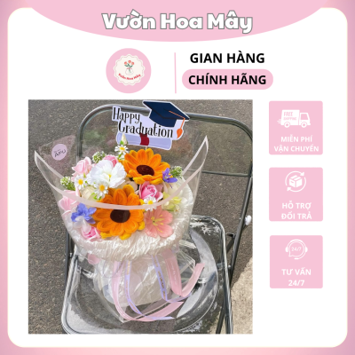 bó hoa kẽm nhung tốt nghiệp